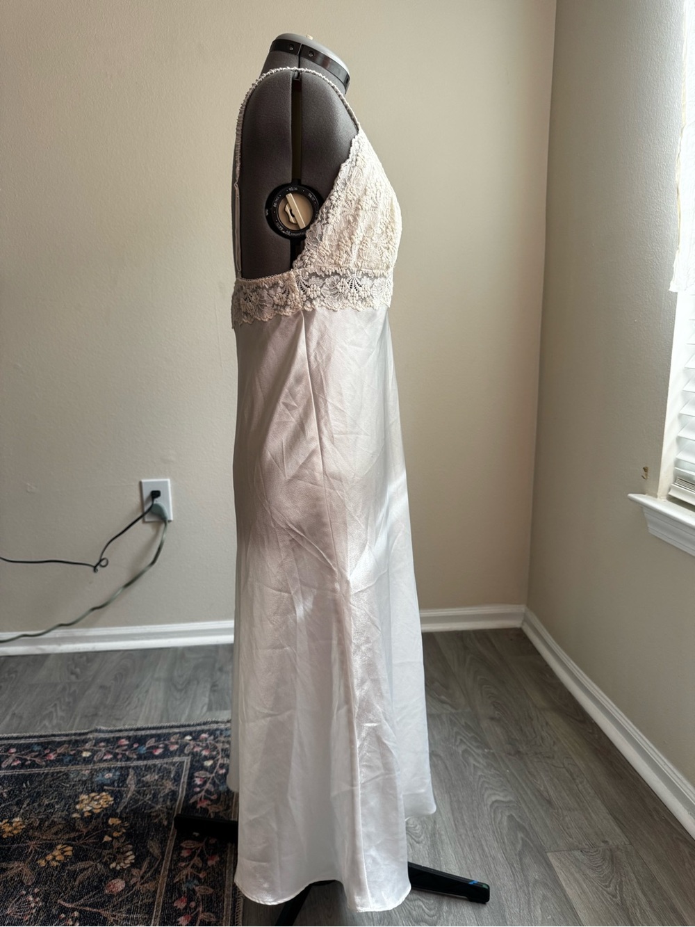 Oscar de la Renta pink label XL Ivory Slip Dress - Picture 3 of 5